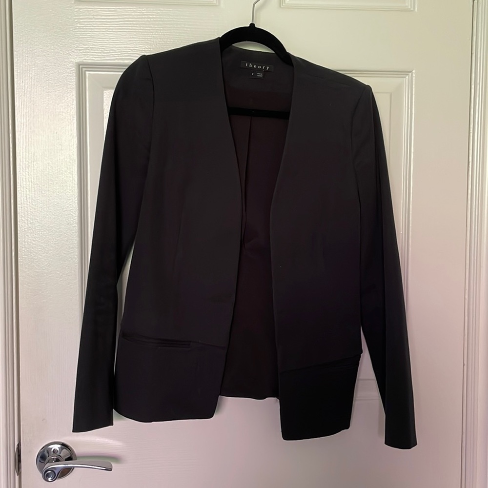 Theory black blazer